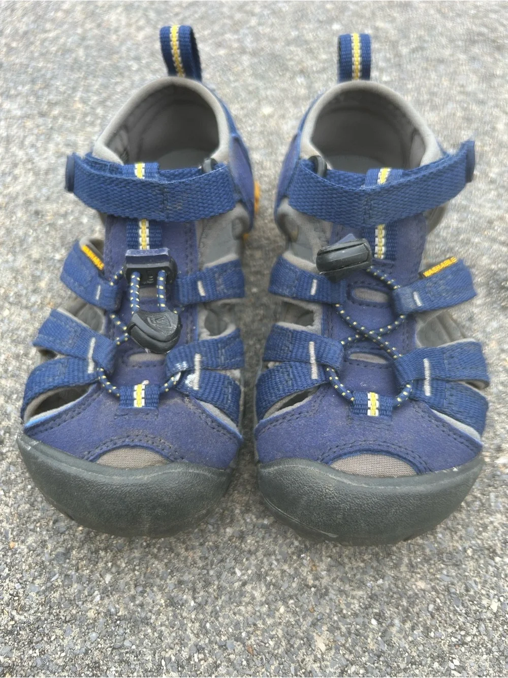 KEEN Newport H2 Toddler Closed Toe Water Sandals Navy Blue Size 11
